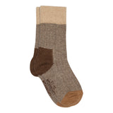 Dear Denier Esther Contrast - Kashmir strømper - Beige/brun - Strømper - Brun - Genanvendt Kashmir