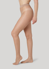 Dear Denier Rebecca 15 denier - Medium nude - Strømpebukser - 15 Denier - Transparent - Nude - Semi-bred talje-elastik - Genanvendt Polyamid
